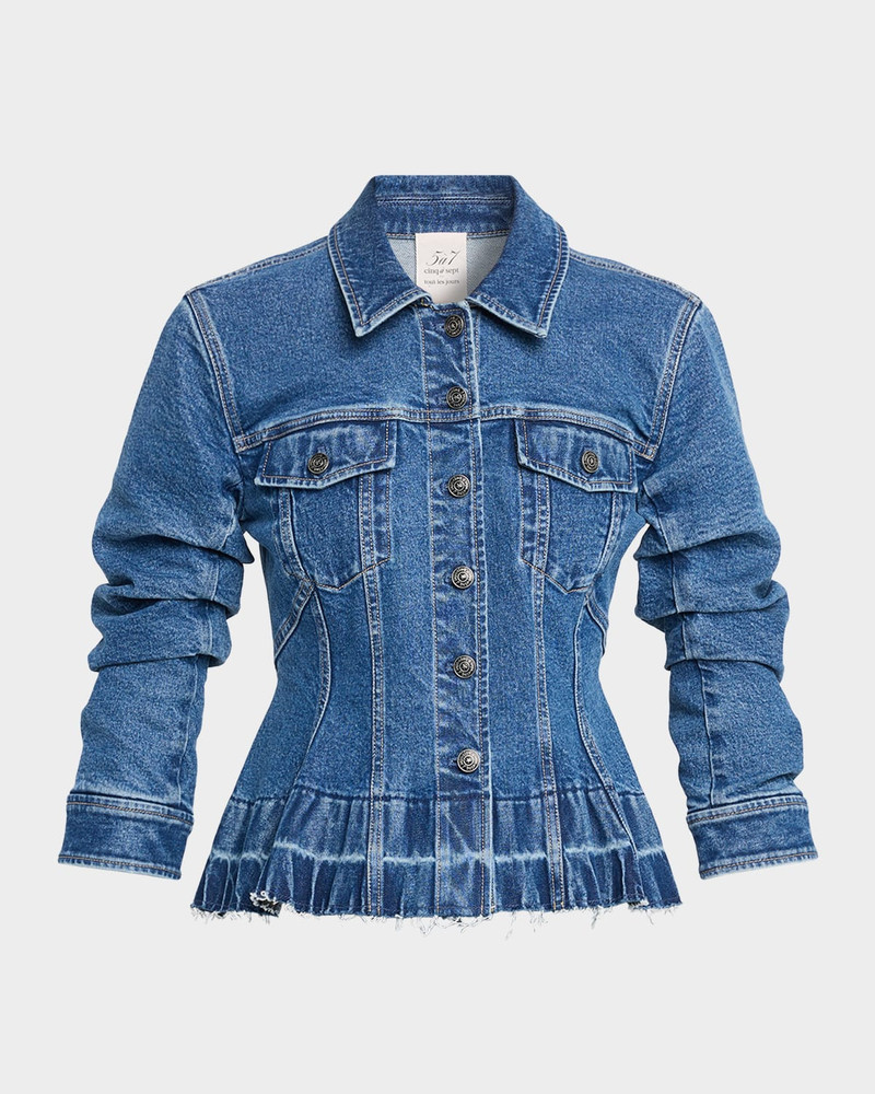 Gina Cinched Denim Jacket 1