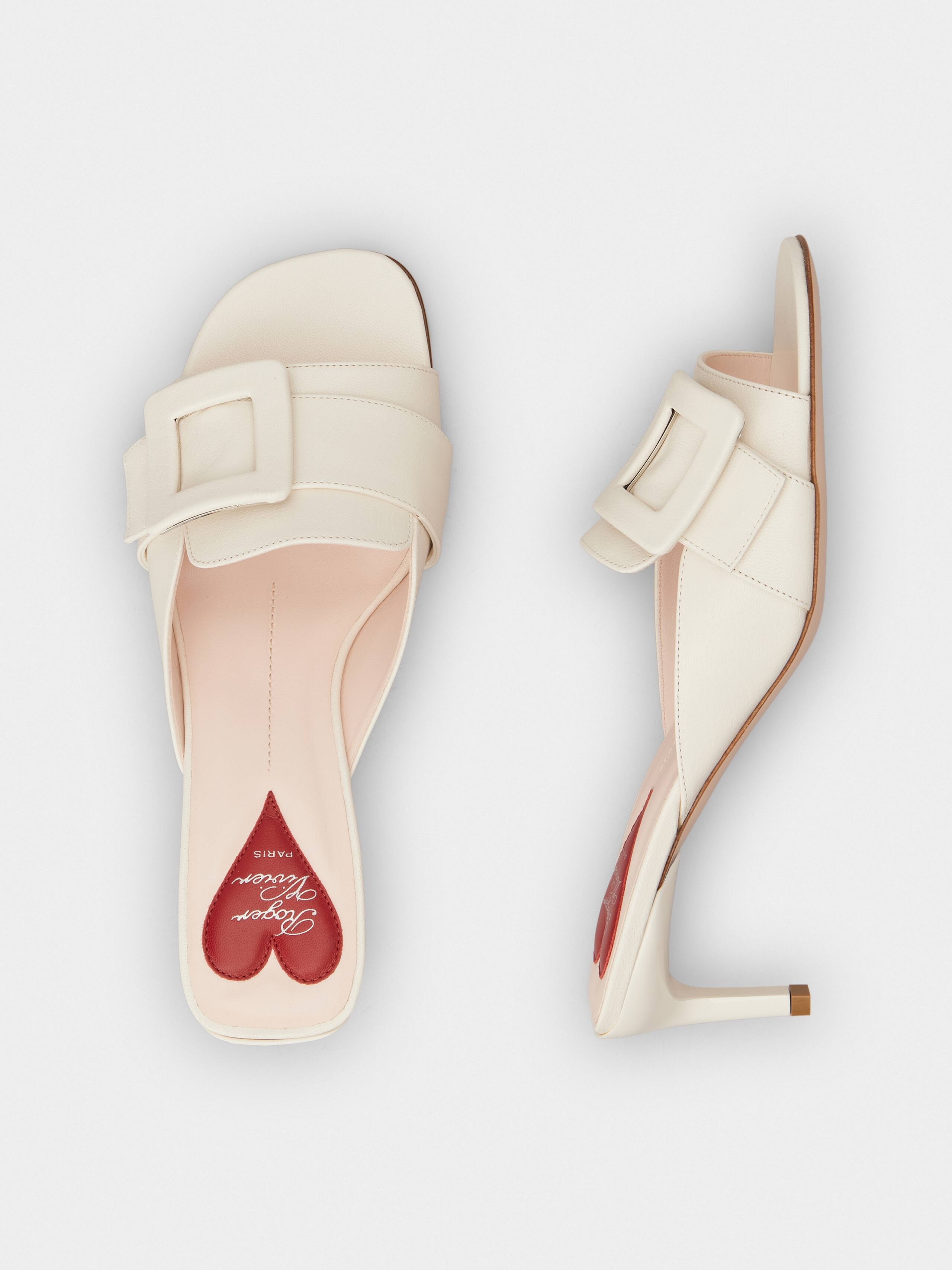 Viv' Canard Mules in leather - 4