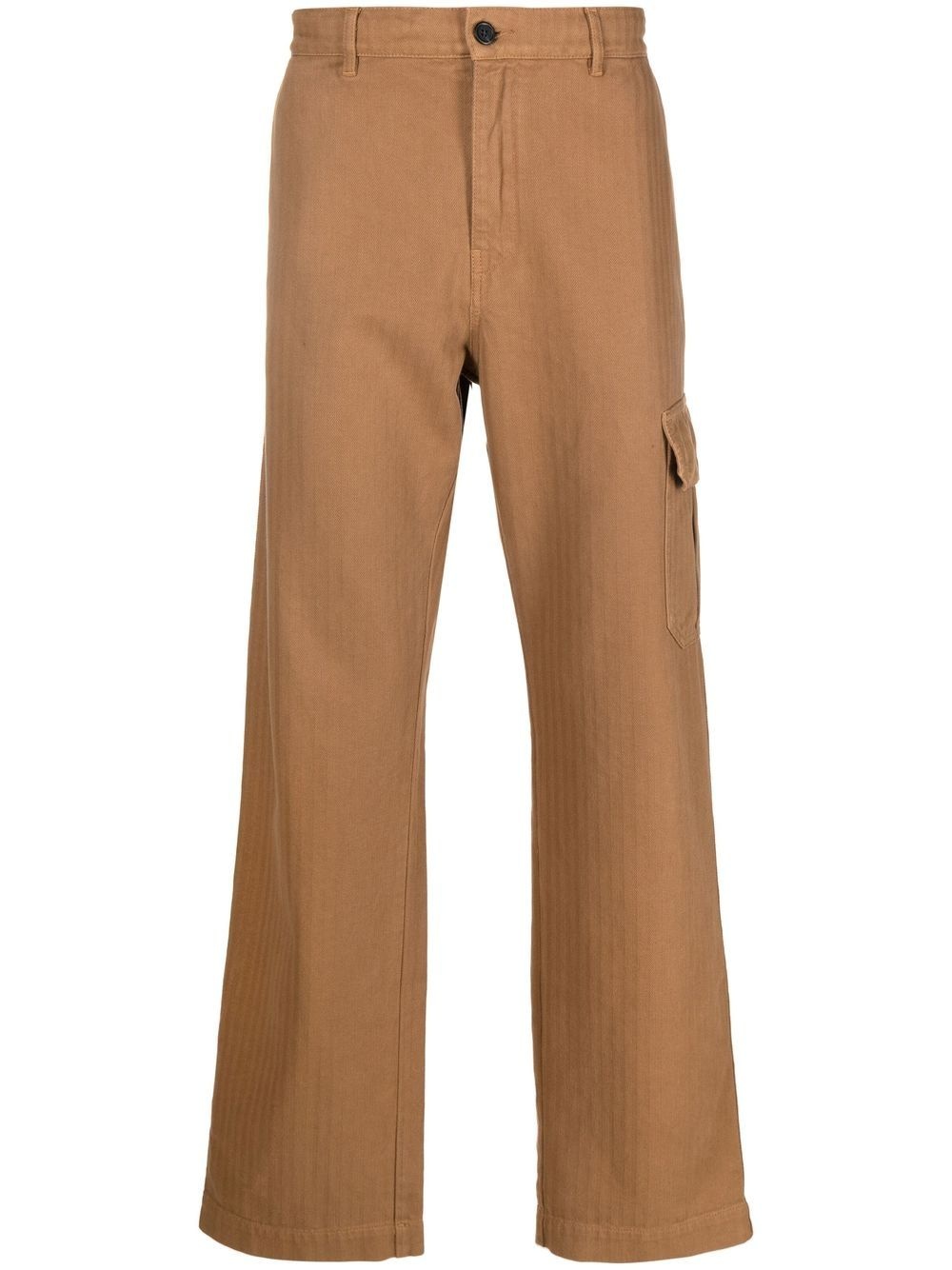 straight-leg cargo trousers - 1