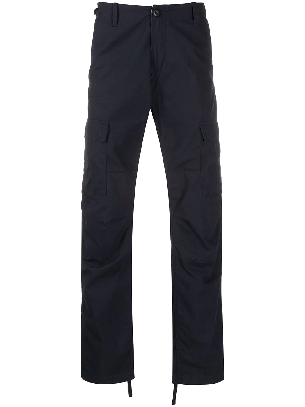 straight leg cargo trousers - 1