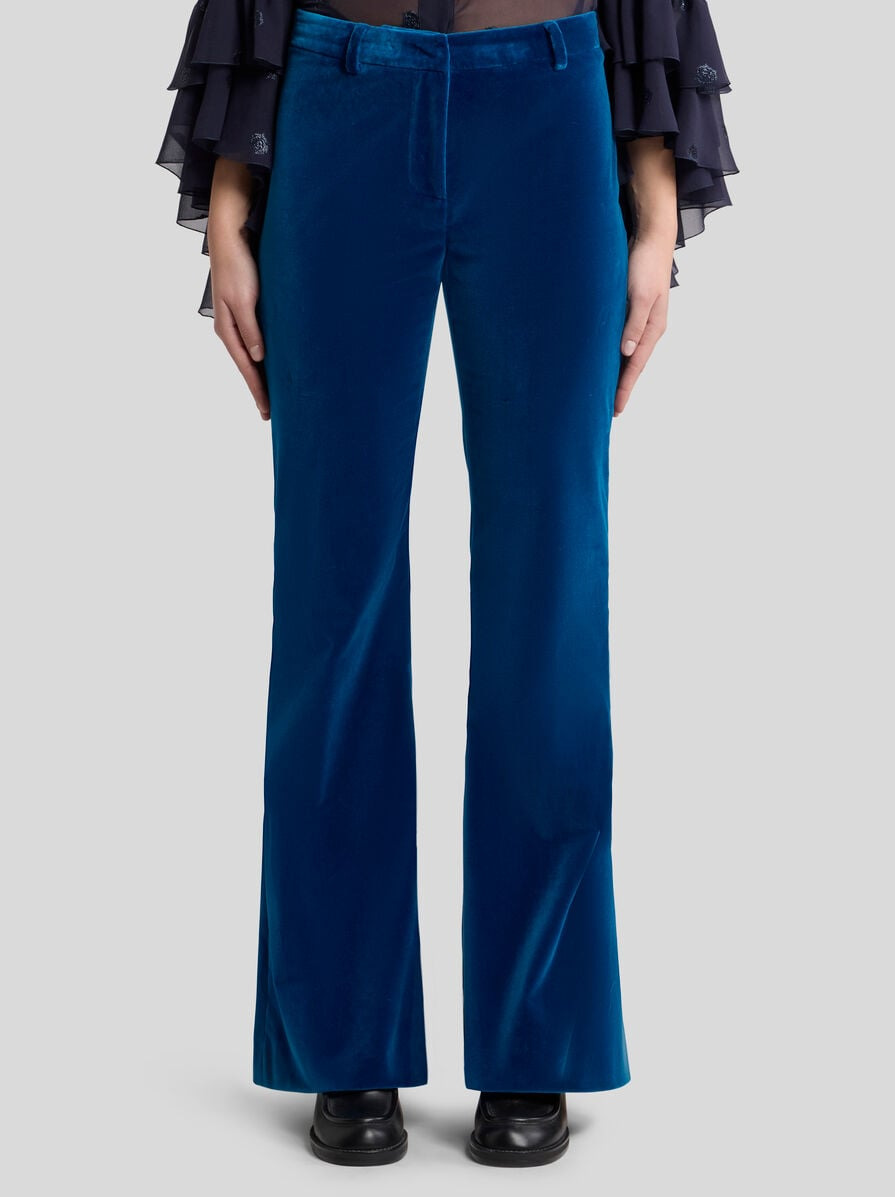 COTTON VELVET TROUSERS - 2