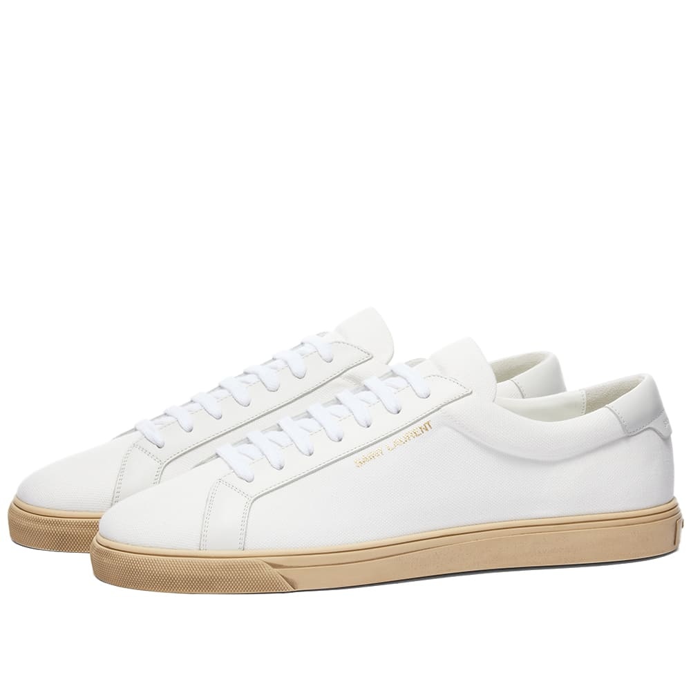 Saint Laurent Andy Low Canvas Sneaker - 1