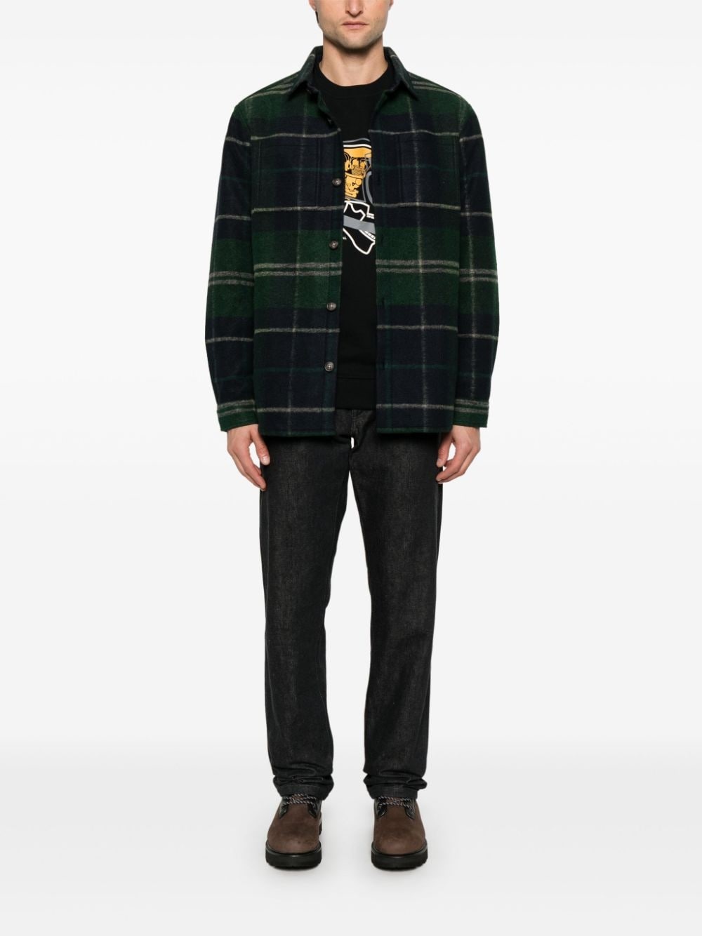 tartan overshirt - 2
