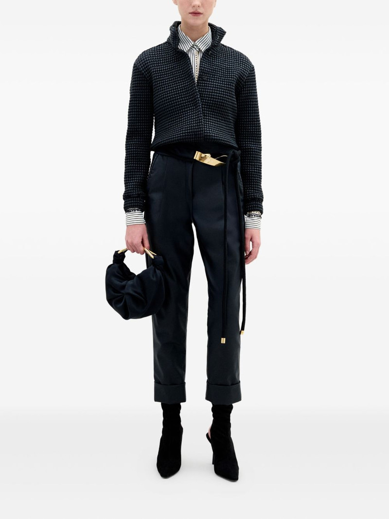 SILVIA TCHERASSI Moad cuffed-hem trousers outlook