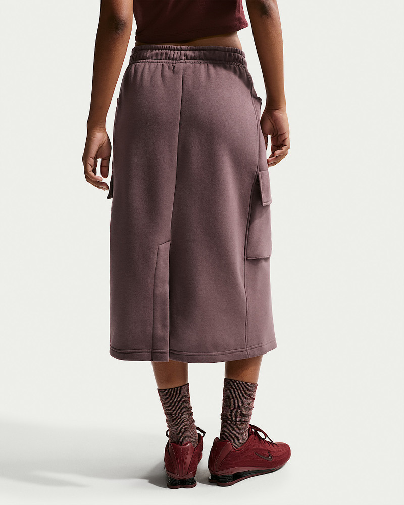 Nike Sportswear Phoenix Fleece Women's Cargo Midi Skirt 3