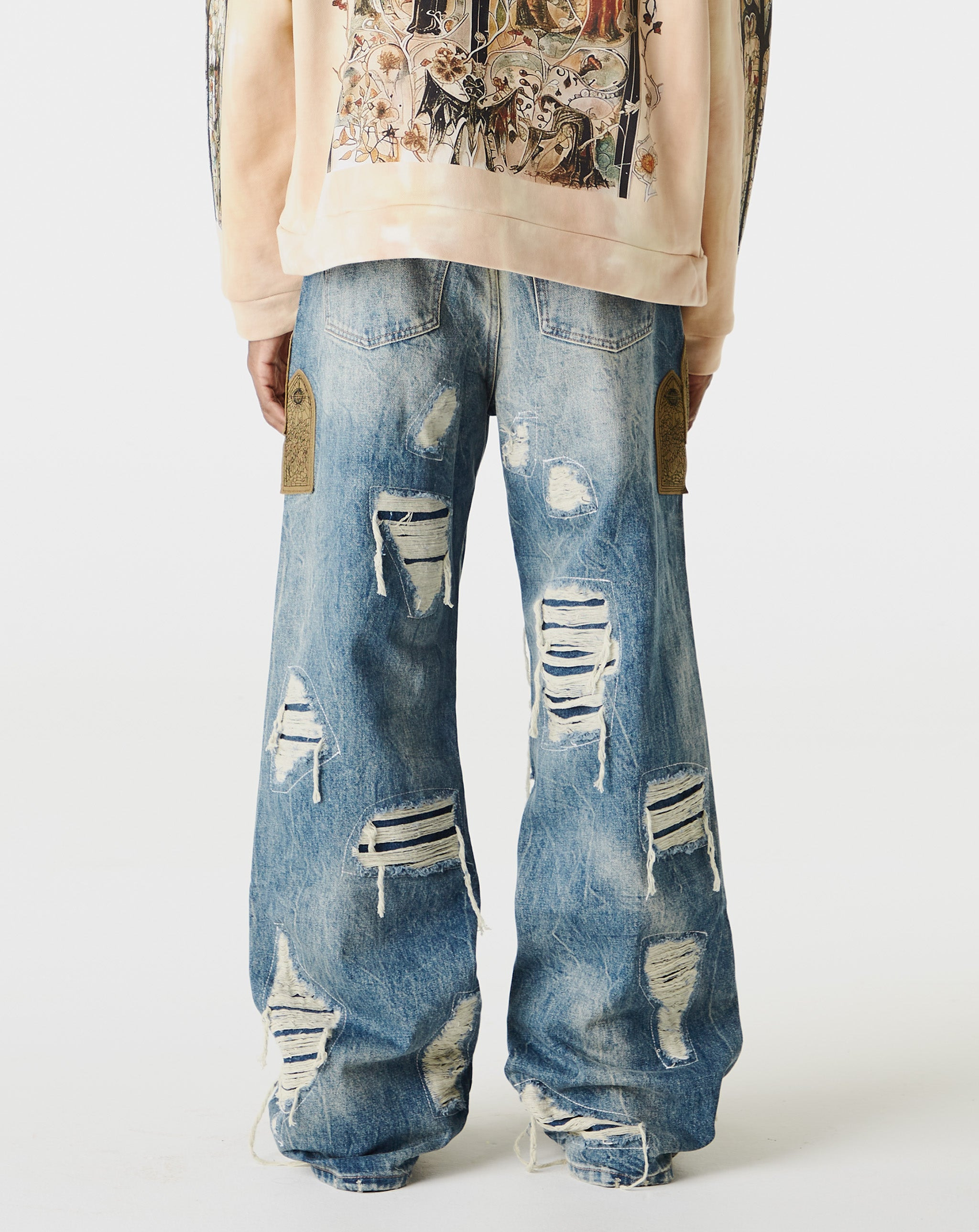 Side Patch Relaxation Denim - 4
