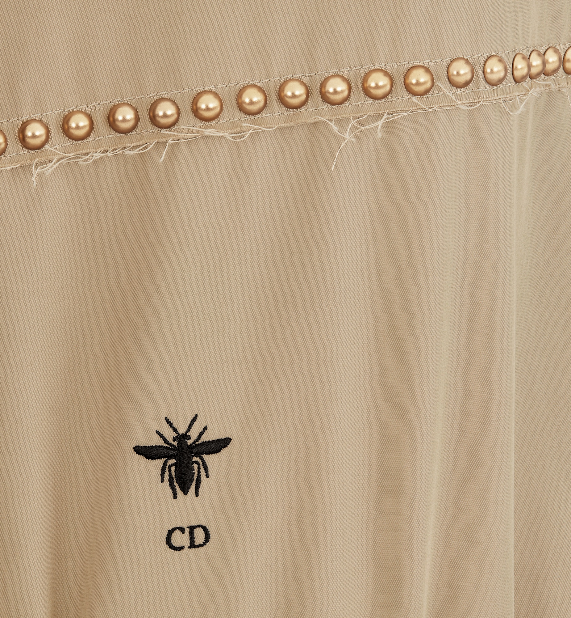 Embroidered Trench Coat - 7