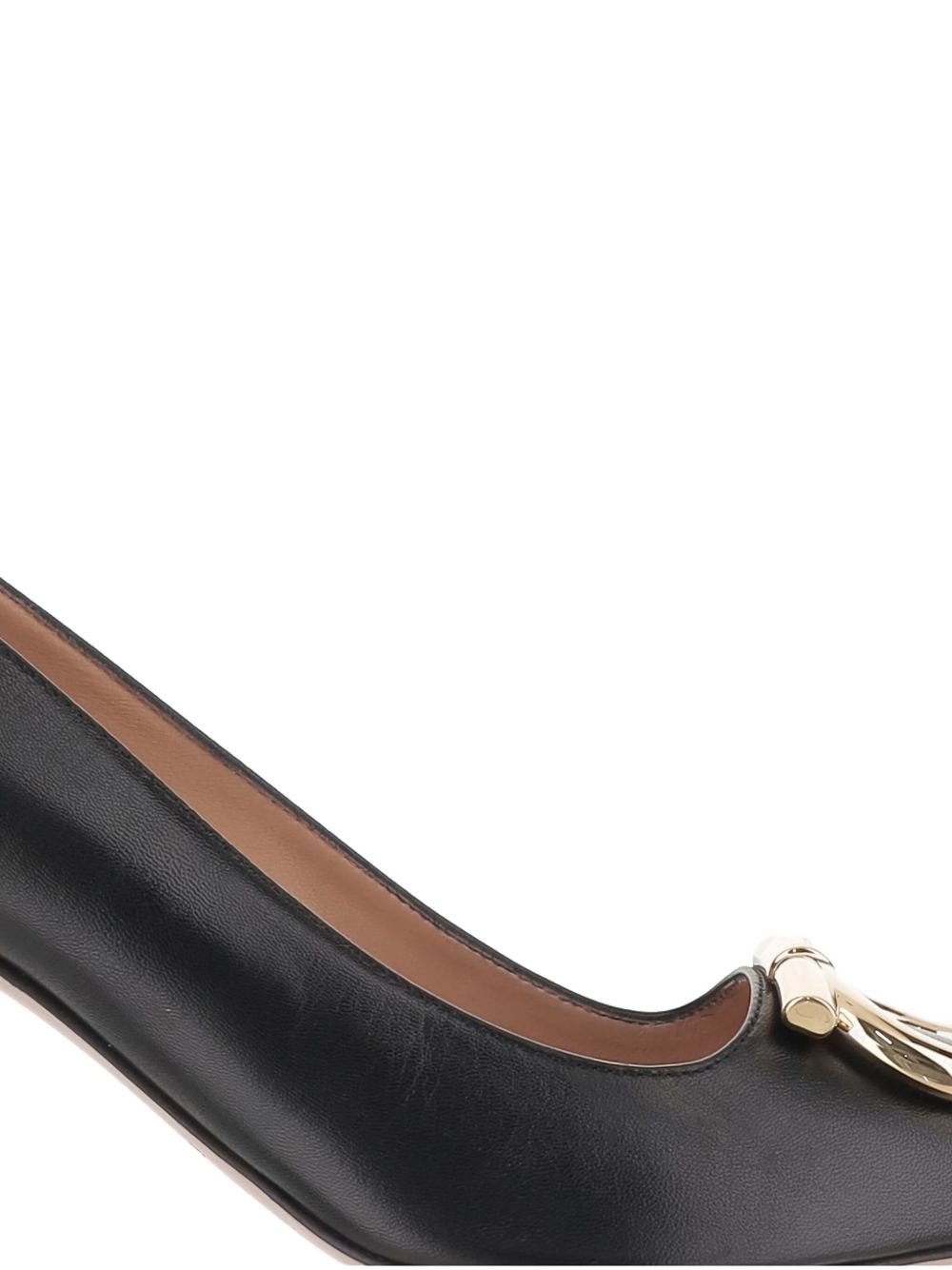 70mm Maxi Gancini leather pumps - 5