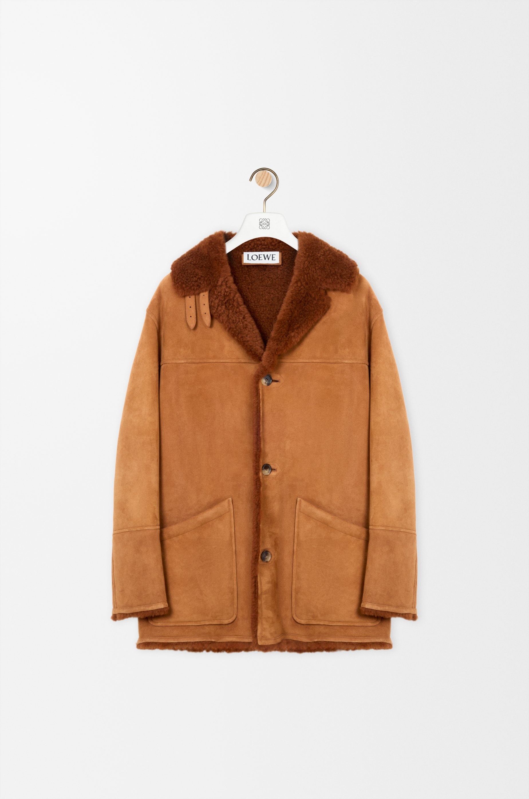 Coat in shearling - 1