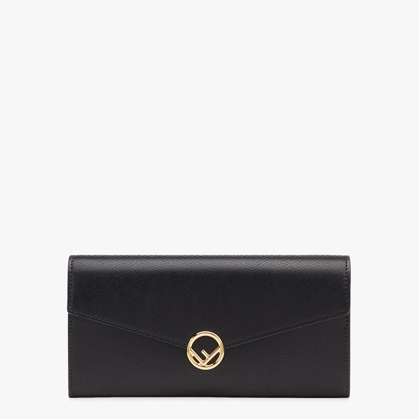 Black leather wallet - 1