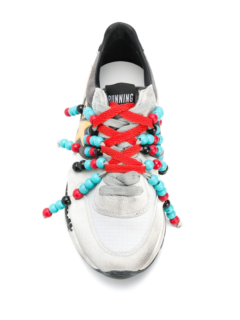 Running bead detail sneakers - 4