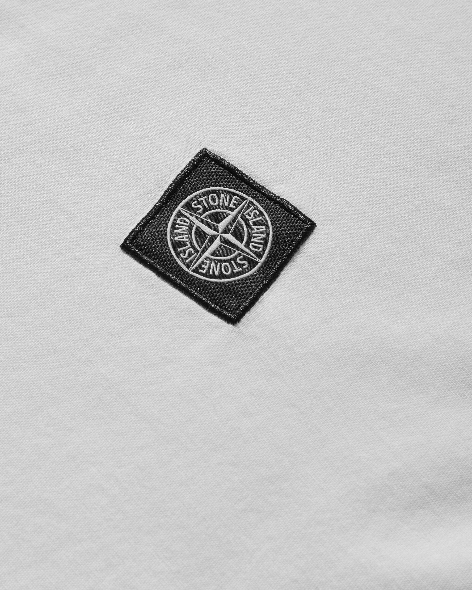 Men's Garment Dyed Logo T-Shirt White - 4