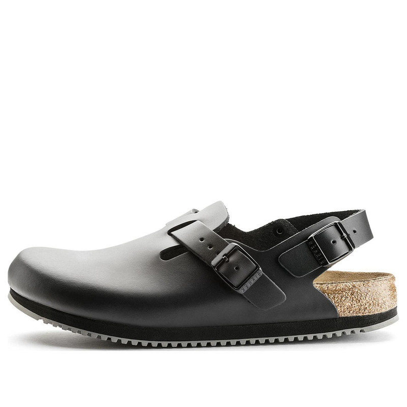 Birkenstock Tokio Super Grip Leather Sandals 'Black' 0061194 1