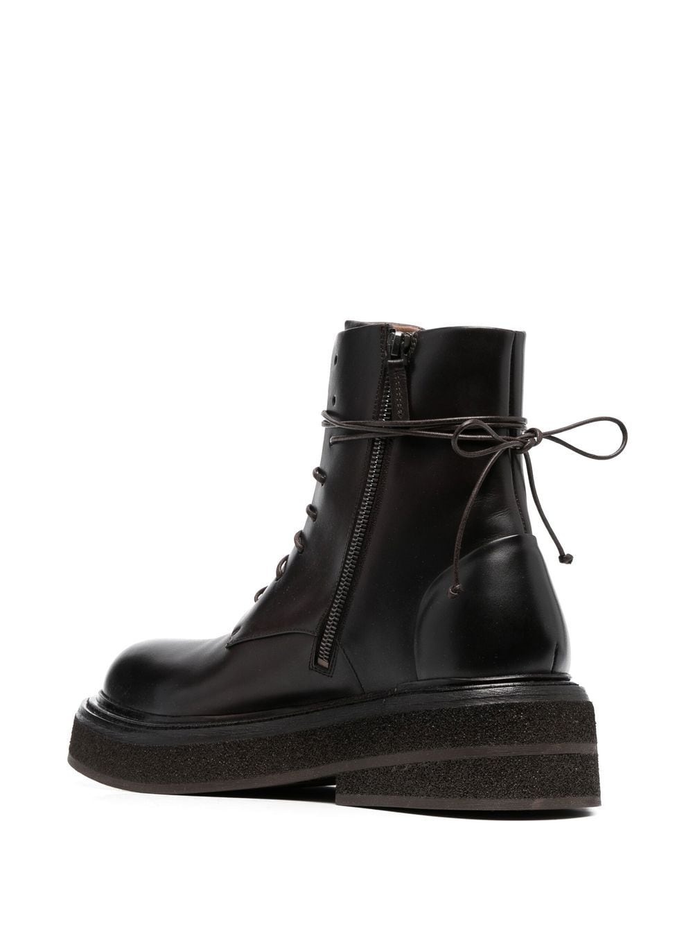 lace-up leather boots - 3