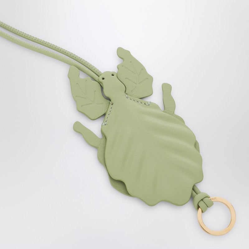 Loewe Light Green Leaf Insect Keyring Women - 3