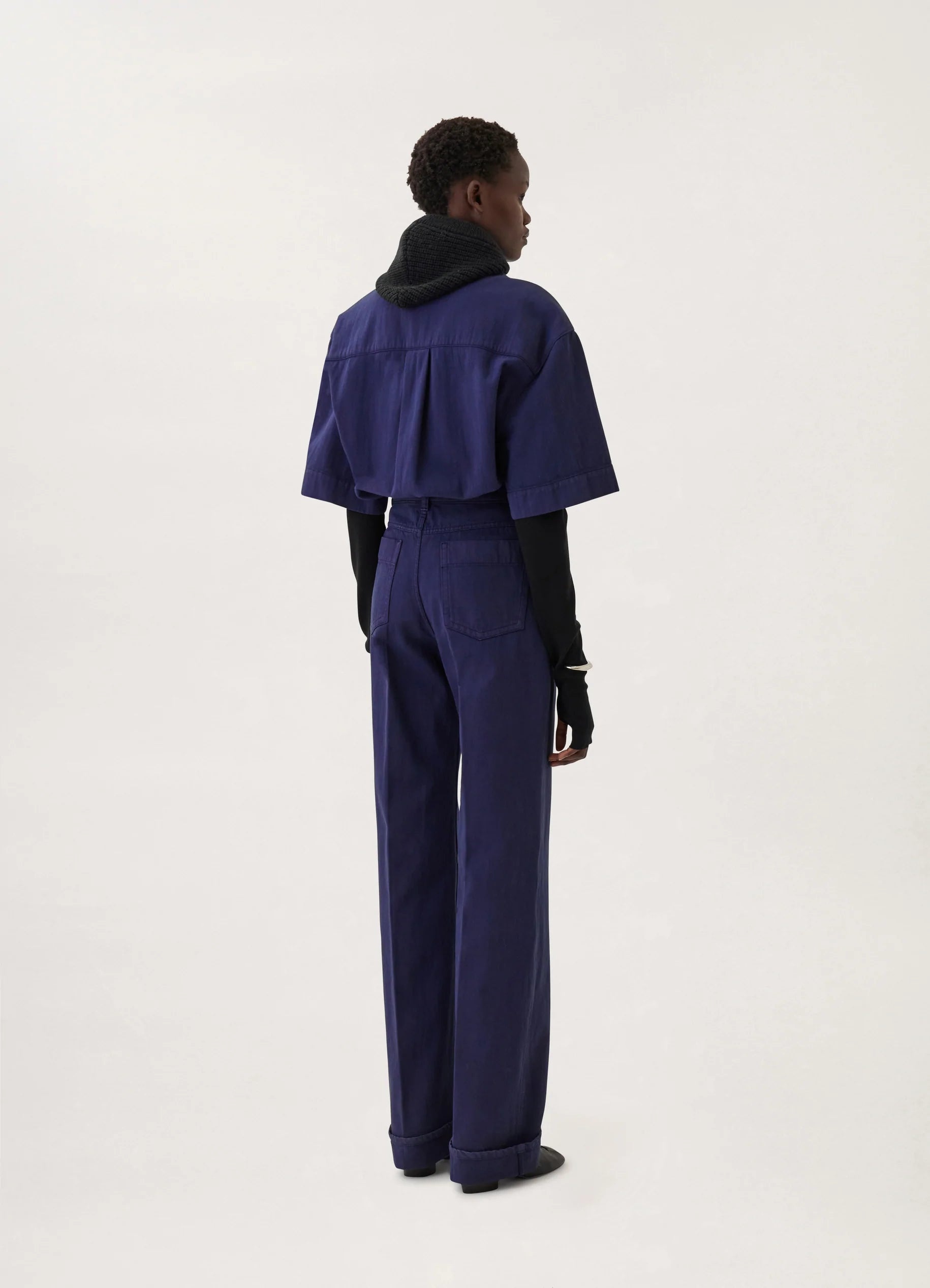 DENIM HIGH WAISTED PANTS
HEAVY GD DENIM - 4