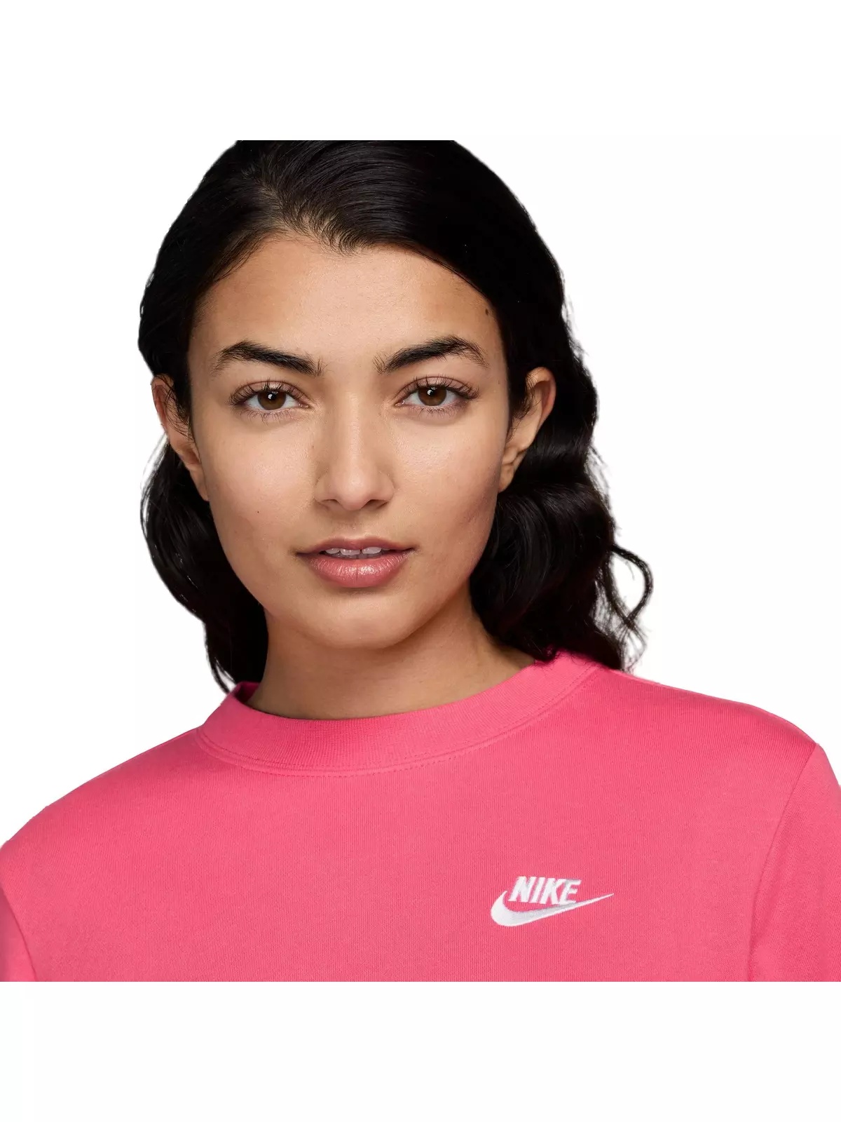 Women's Club Fleece Crew - Aster Pink - 3