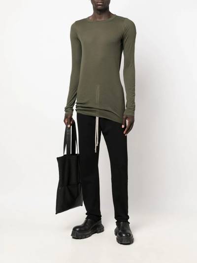 Rick Owens long-sleeve organic-cotton T-shirt outlook