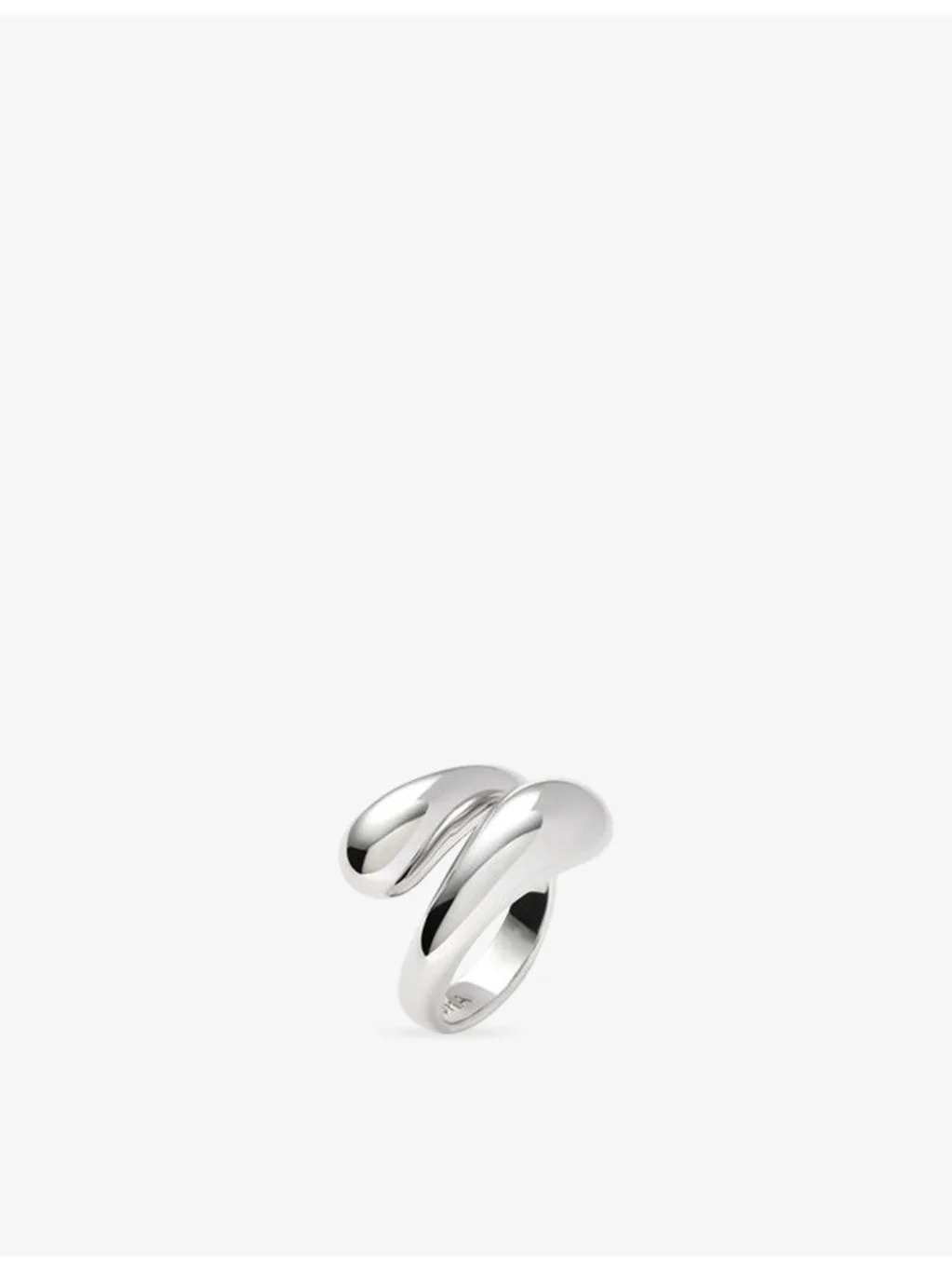 Savi Sterling-Silver Double Droplet Ring - 1