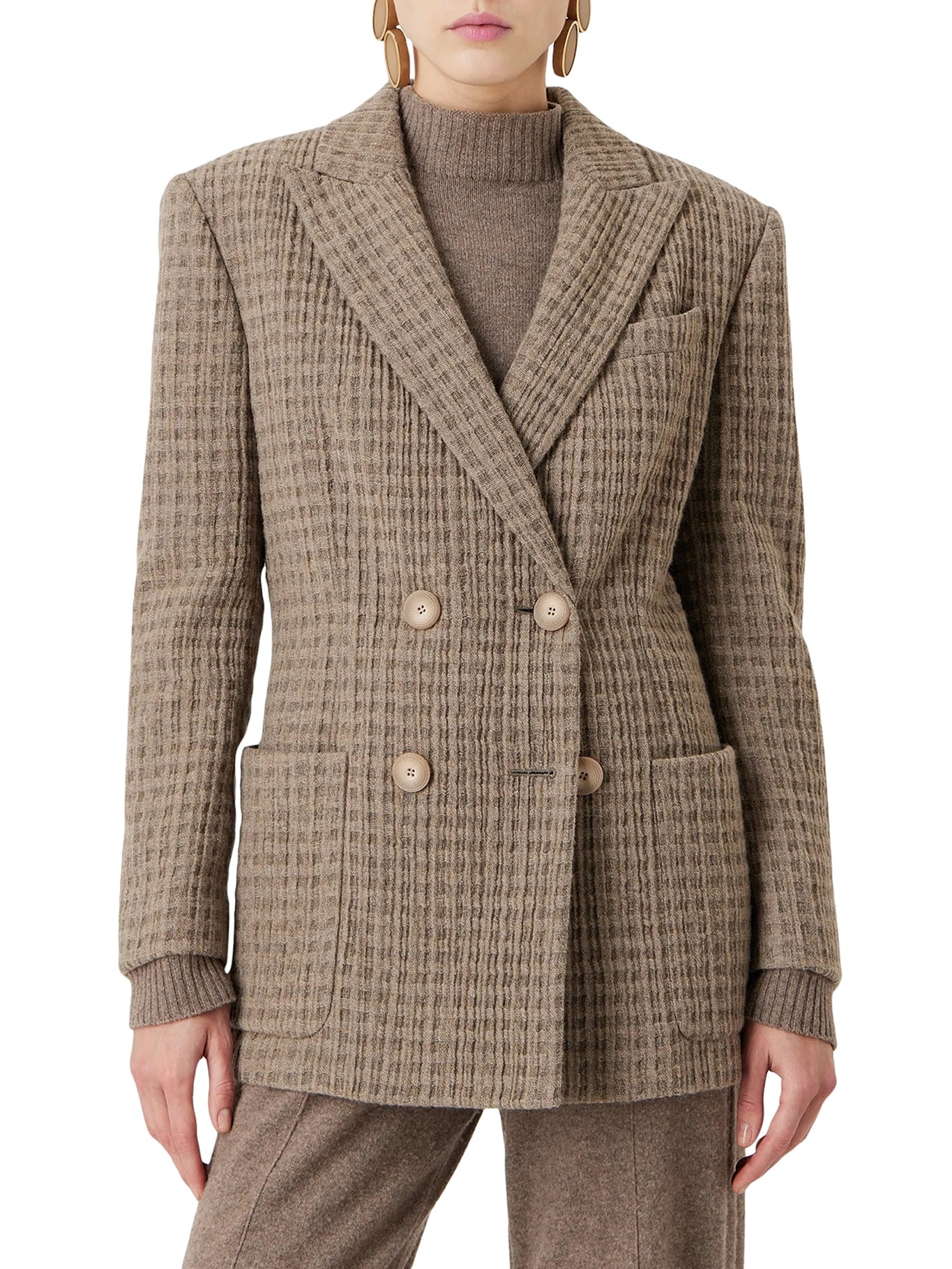 ジャケット GIORGIO ARMANI DOUBLE-BREASTED JACKET IN CASHMERE AND SILK GIORGIO ARMANI DOUBLE-BREASTED JACKET IN CASHMERE AND SILK