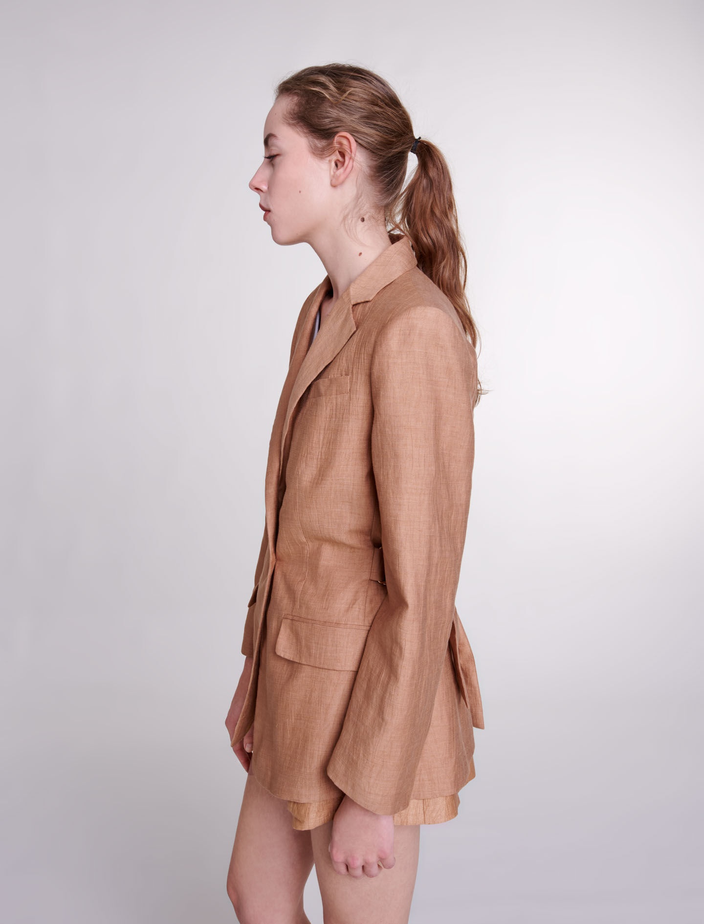 Linen suit jacket - 5