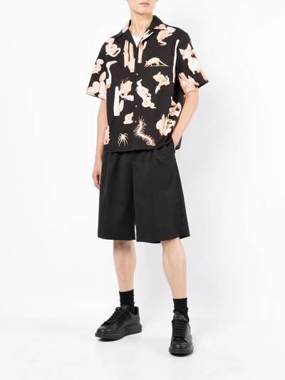 Neil Barrett graphic-print short-sleeve shirt outlook