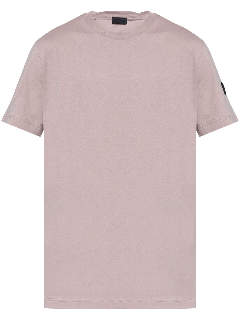 logo-patch cotton t-shirt - 1