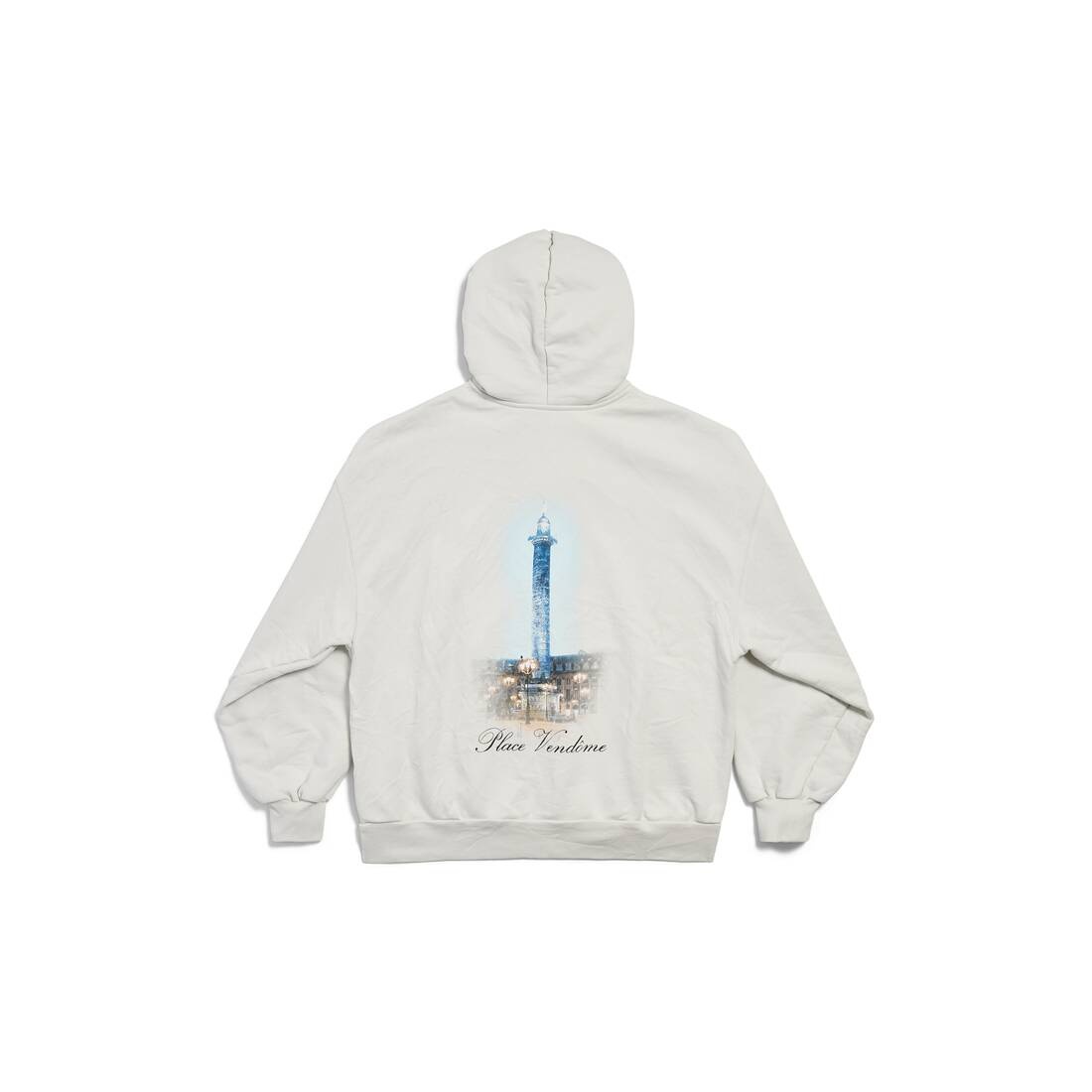 Balenciaga | Vogue Zip-up Hoodie Regular Fit in Dirty White - 2