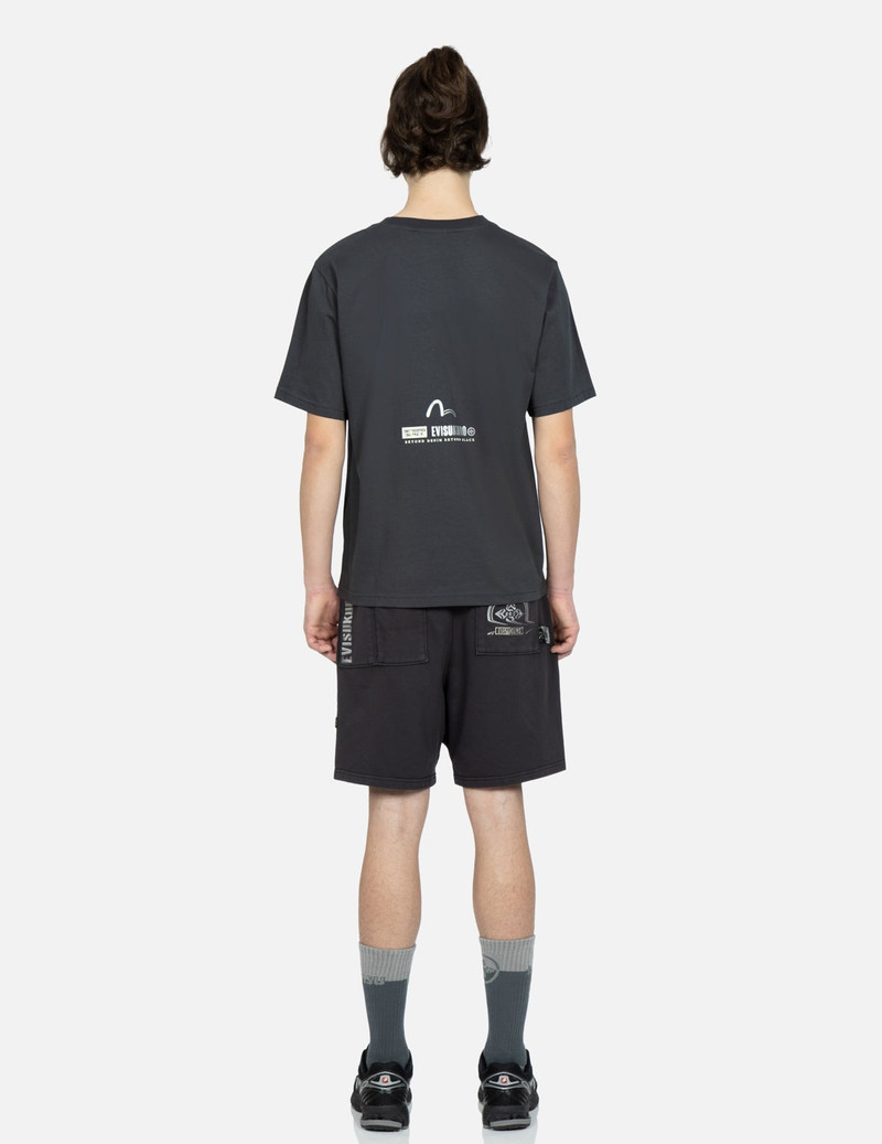 Logo and Kamon Print T-Shirt 6