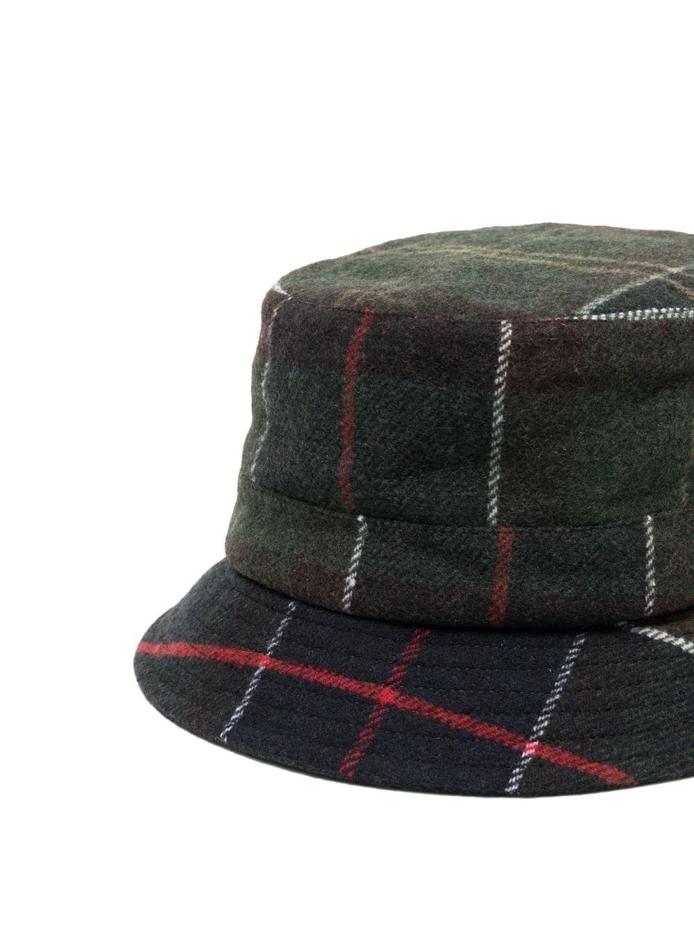 tartan-pattern bucket hat - 2