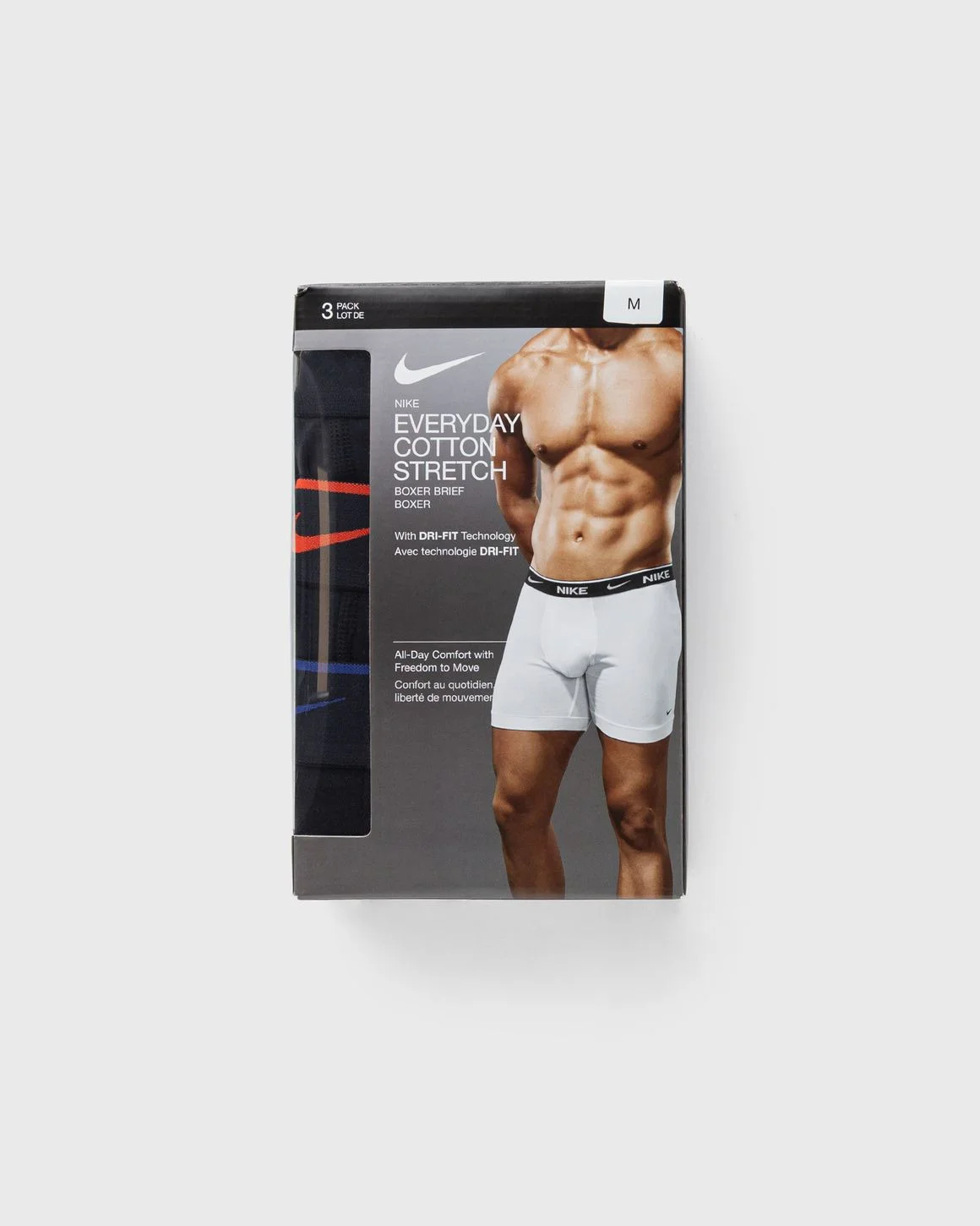 EVERYDAY COTTON STRETCH BOXER BRIEF 3PK - 1