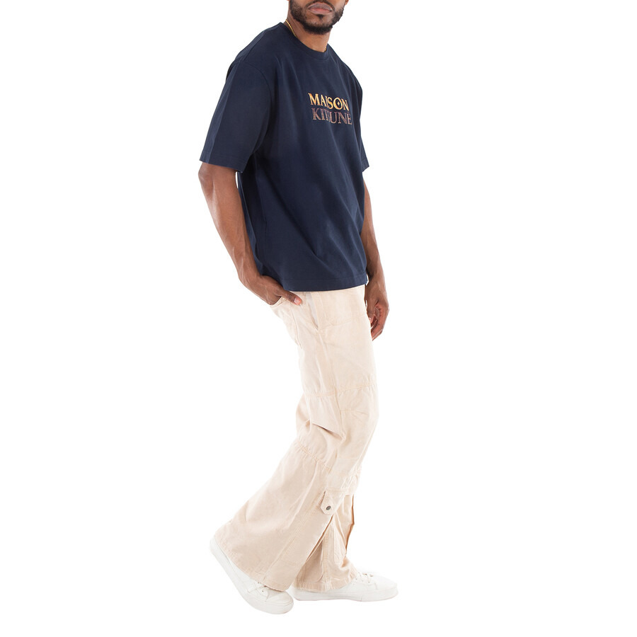 Maison Kitsune Gradient Logo Oversized T-Shirt - 3