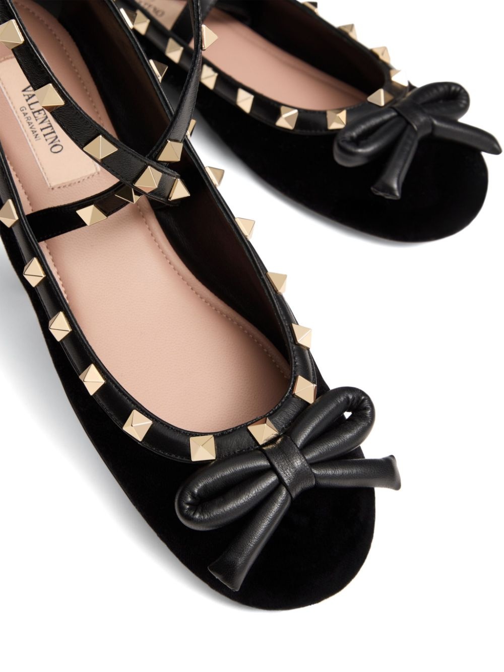 Rockstud strappy ballets - 5