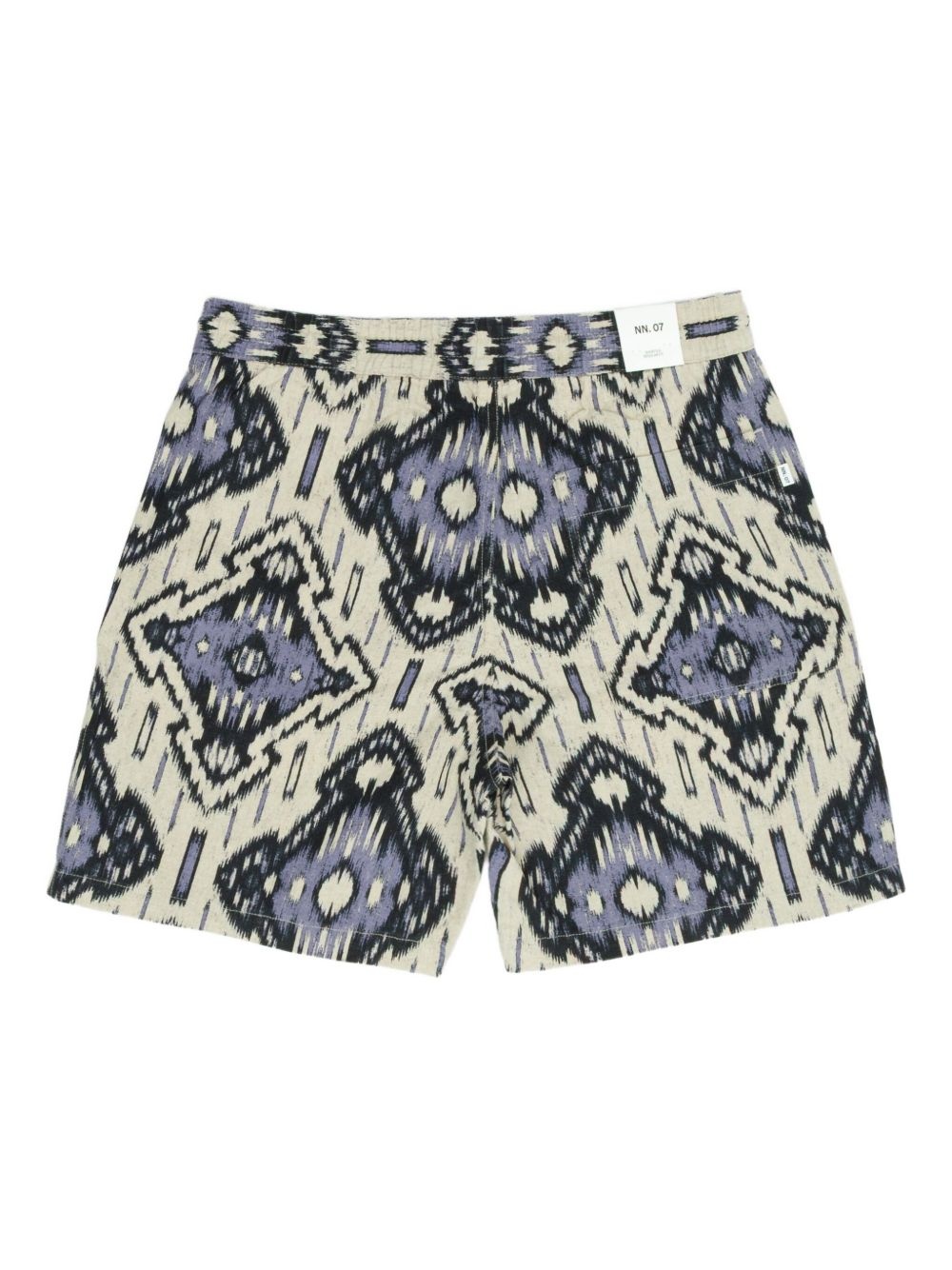 Gregor ikat-pattern drawstring shorts - 2