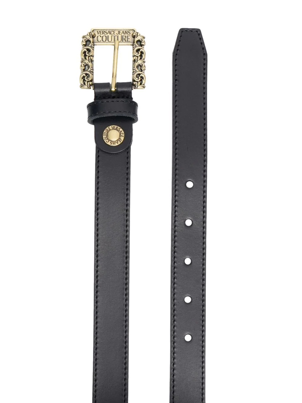 leather buckle belt - 2