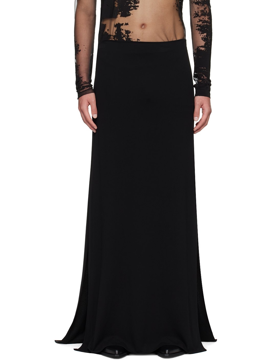 Black Rex Maxi Skirt - 1