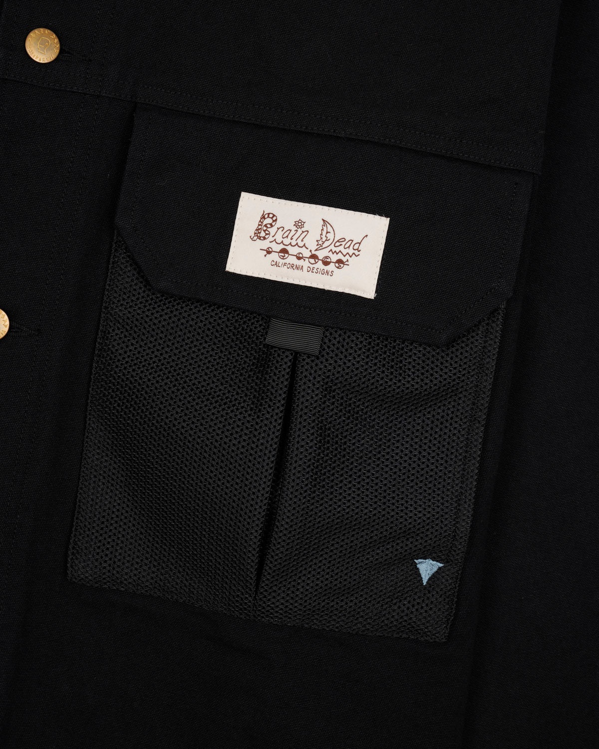 Cropped Chore Jacket - Black - 3