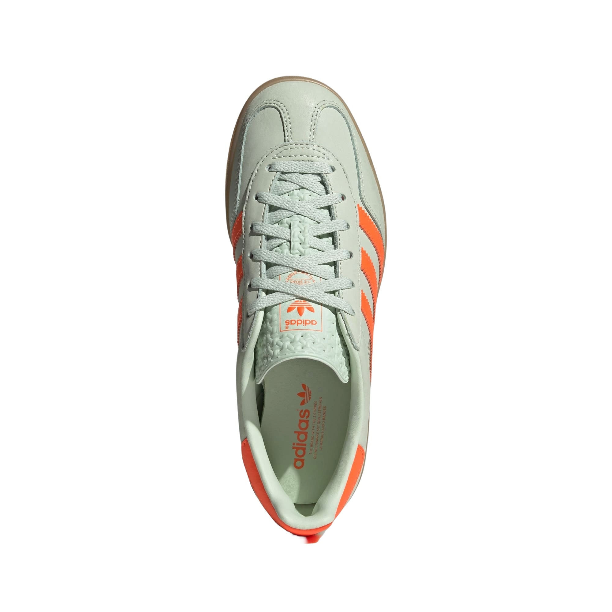 (WMNS) adidas Gazelle Indoor 'Linen Green Solar Orange' IF6982 - 5