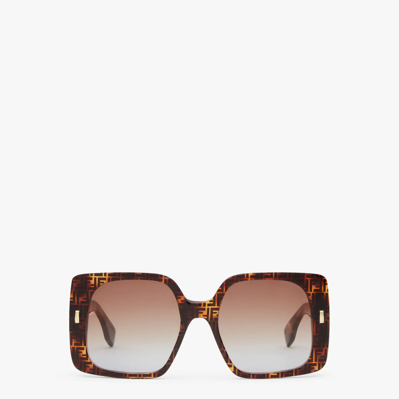 Tortoiseshell acetate sunglasses - 1