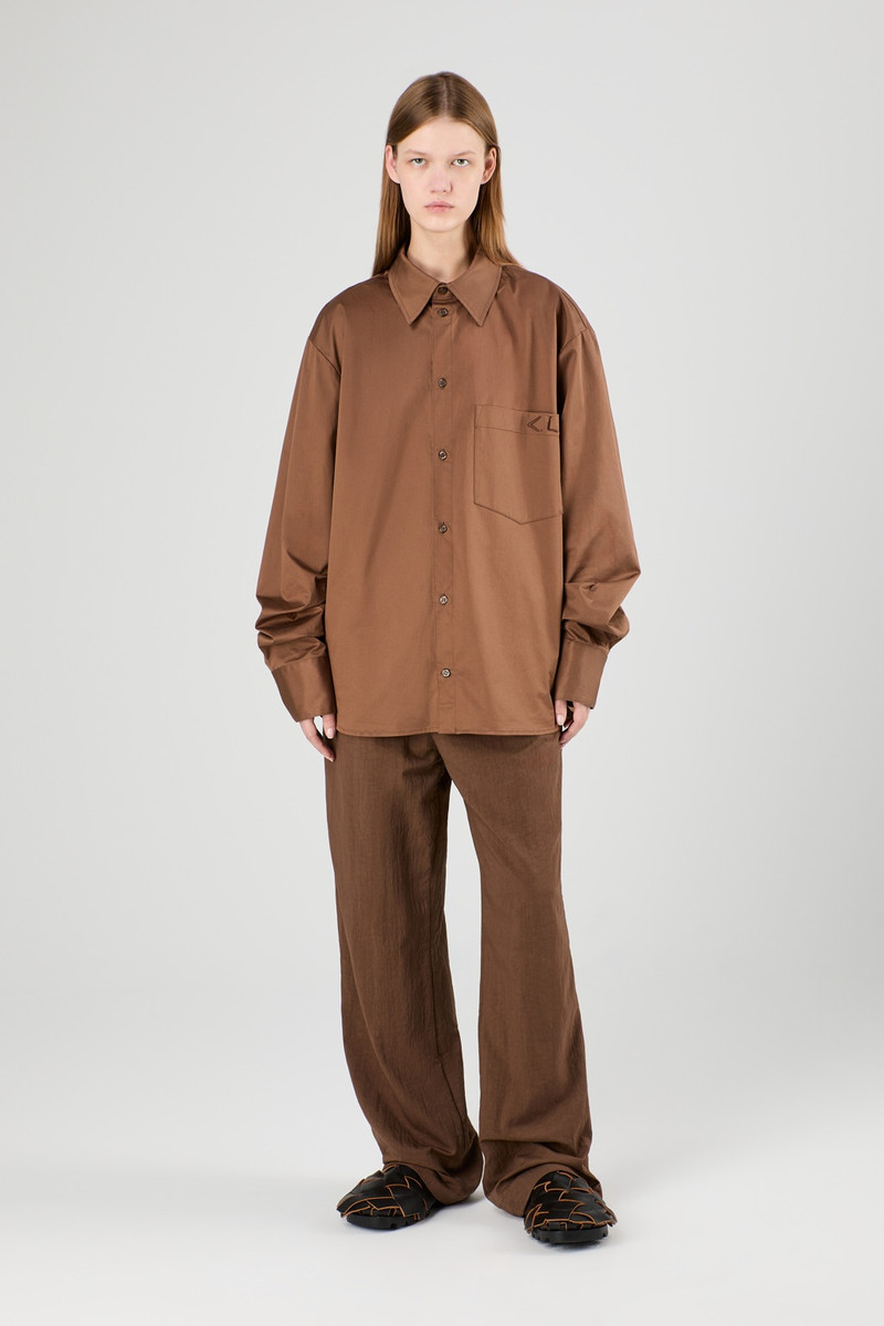 CAMPERLAB Brown Cotton Shirt outlook