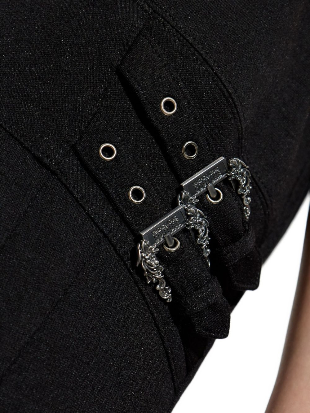 cut-out buckle midi dress - 4