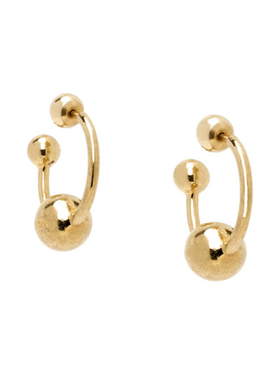 Jean Paul Gaultier Gold Piercing Earrings outlook