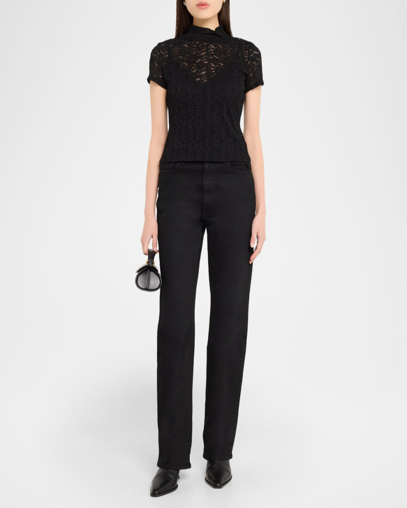 PAIGE June Floral Lace Tee outlook
