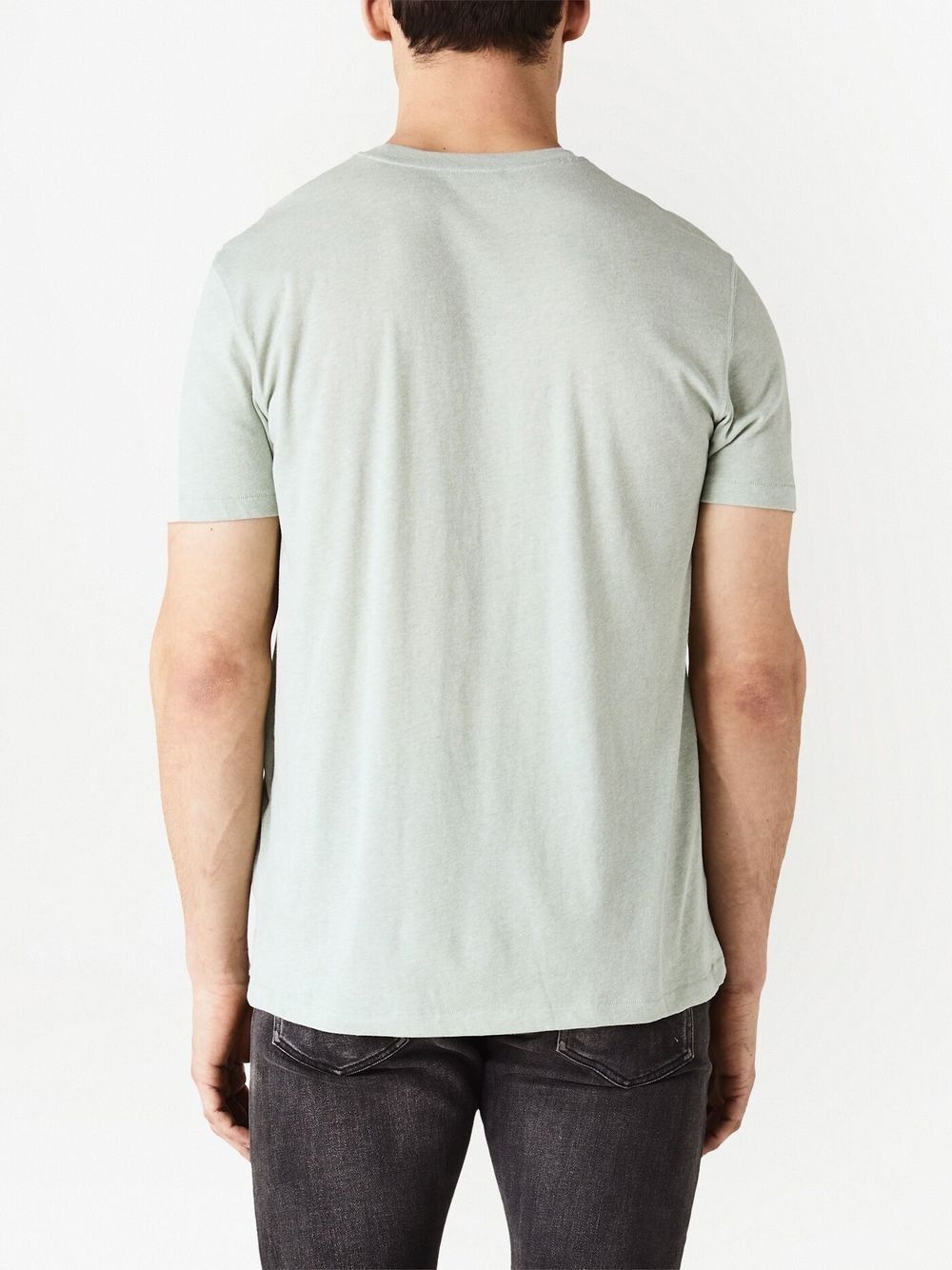 short-sleeved mélange T-shirt - 3