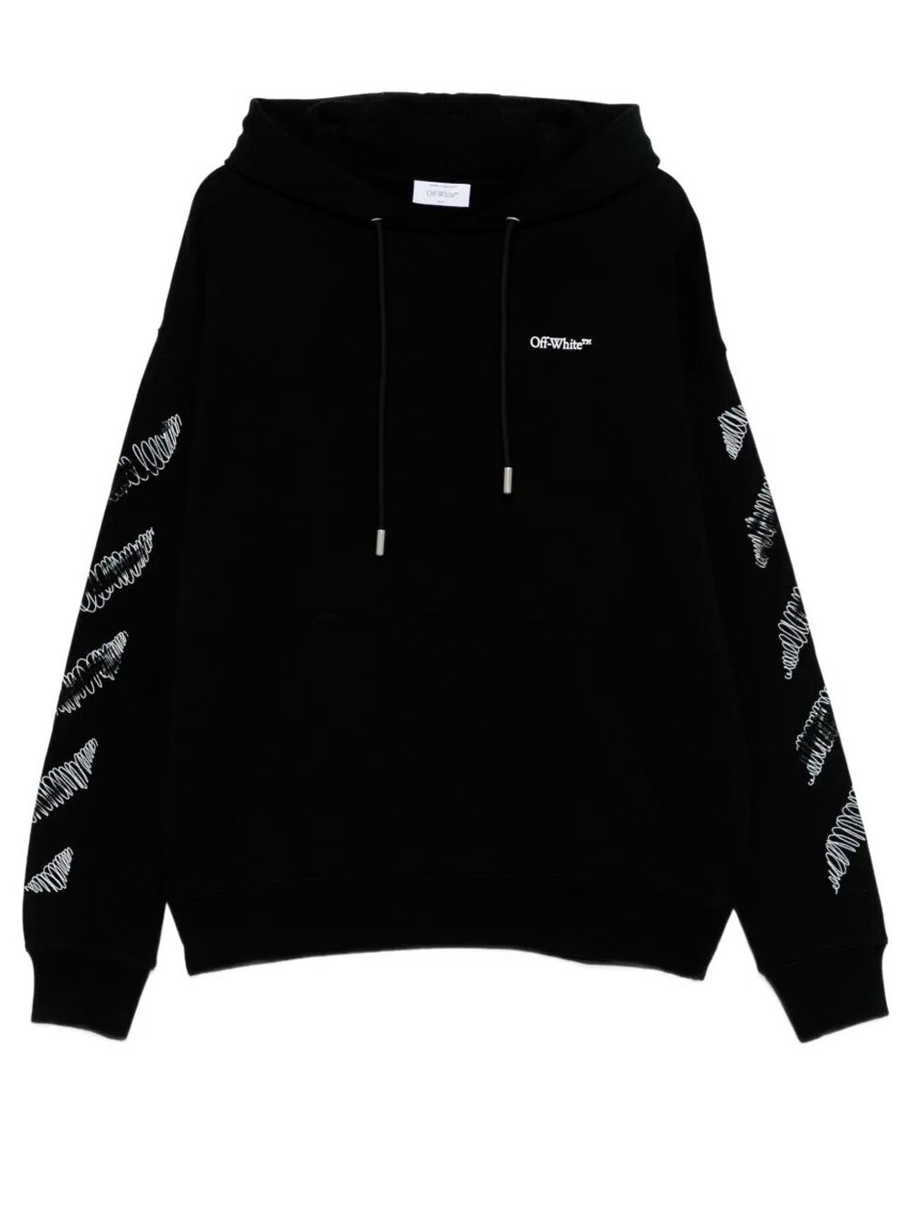 `Scribble Diag Skate` Hoodie - 1