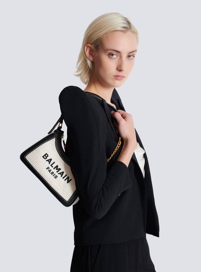 Raffia B-Army Shoulder bag 8