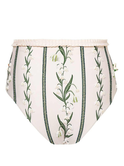 Agua by Agua Bendita Nopal Perla floral-print bikini bottoms outlook