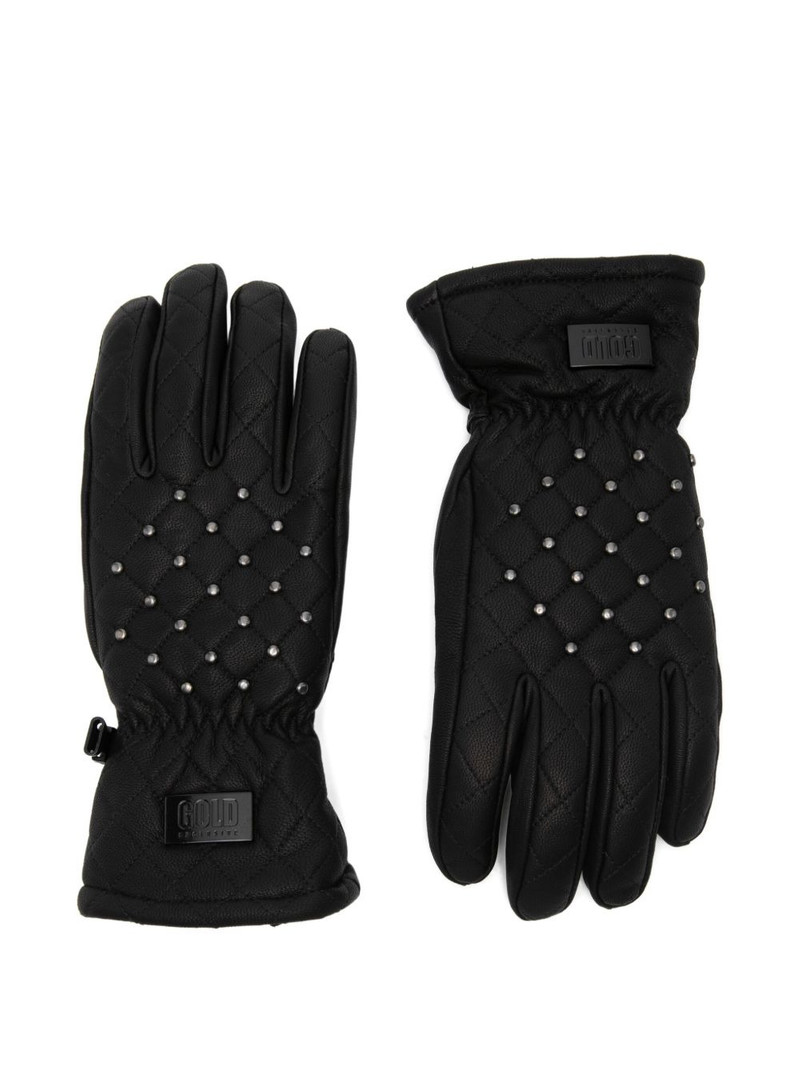 quilted embellished gloves 1