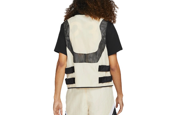 Air Jordan 23 Engineered Woven Splicing Mesh Breathable Cargo vest Beach Light Yellow CZ4819-234 - 2