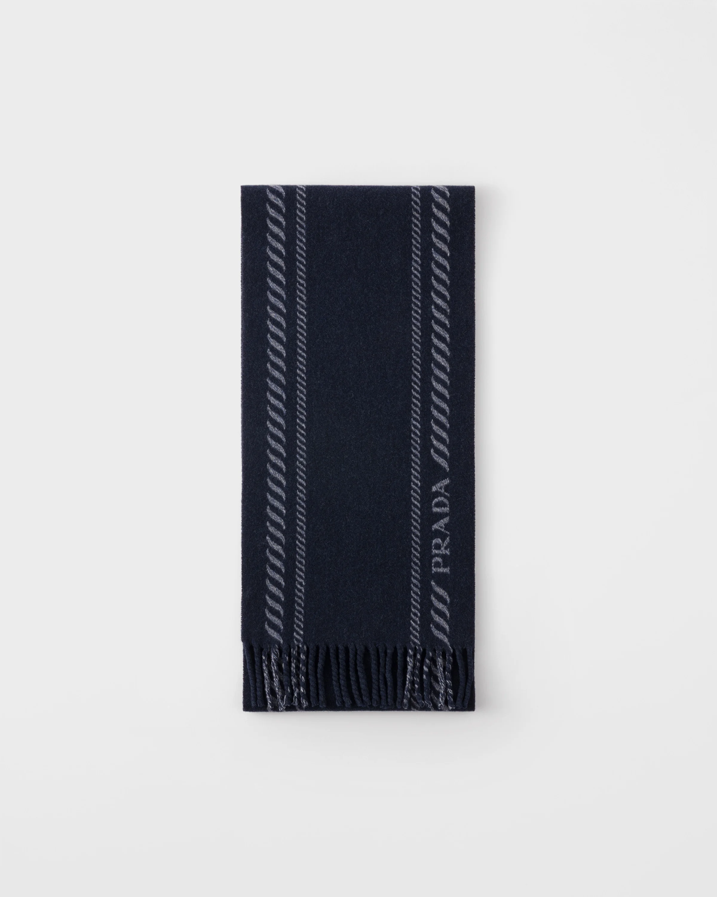 Wool and cashmere scarf - 1